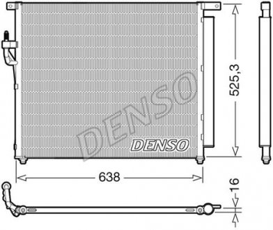 Радиатор кондиціонера Ford Denso DCN10049 (фото 1)