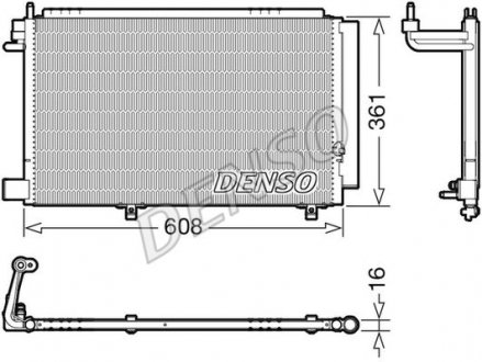 Радиатор кондиціонера Ford Denso DCN10041 (фото 1)