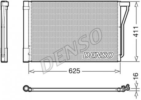 Радиатор кондиціонера Bmw Denso DCN05022 (фото 1)