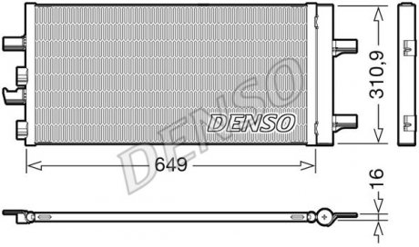 Радіатор кондиціонера Bmw Denso DCN05104 (фото 1)
