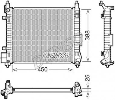 Радиатор основний Nissan Denso DRM46061 (фото 1)