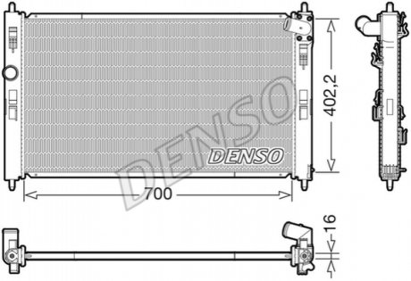 Радиатор основний Denso DRM45050 (фото 1)