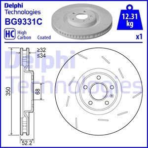 Гальмiвнi диски Delphi BG9331C (фото 1)