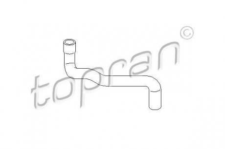Шланг радиатора TOPRAN 109 010 (фото 1)