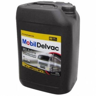 20л DELVAC MX EXTRA 10W-40 полусинтетика MOBIL MOBIL4146 (фото 1)