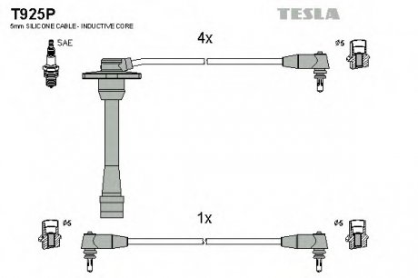 Провода высоковольтные Tesla T925P (фото 1)