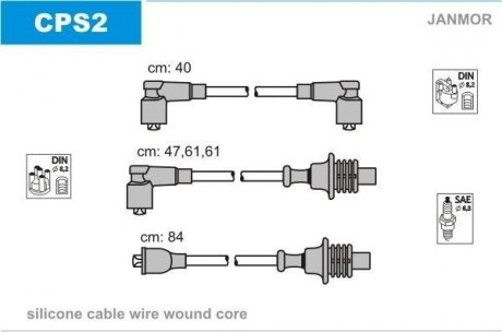 Провода высоковольтные Janmor CPS2 (фото 1)