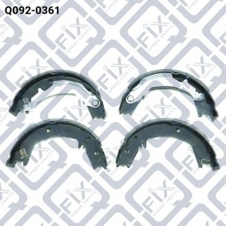 Колодки тормозные барабанные Q-FIX Q0920361