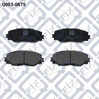 Колодки гальмівні передн.дискові Q-FIX Q0930675