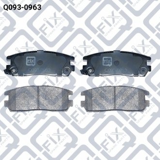 Колодки тормозные задние дисковые Q-FIX Q0930963 (фото 1)