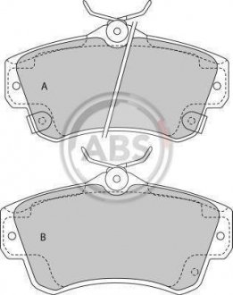 Гальмівні колодки дискові (1 к-т) A.B.S 38841 (фото 1)