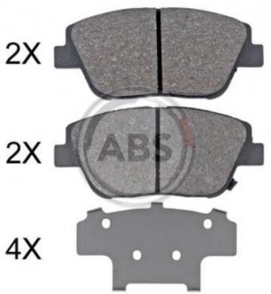 Гальмівні колодки дискові A.B.S 35033 (фото 1)