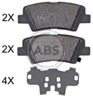 Гальмівні колодки дискові A.B.S 35133 (фото 1)