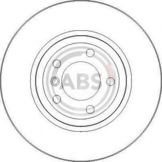 Гальмівний диск перед. E46/E85/E86 (99-08) A.B.S 17025 (фото 1)