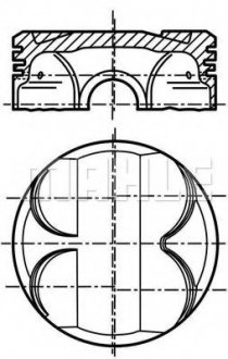 Поршень Mahle 081 PI 00101 000 (фото 1)