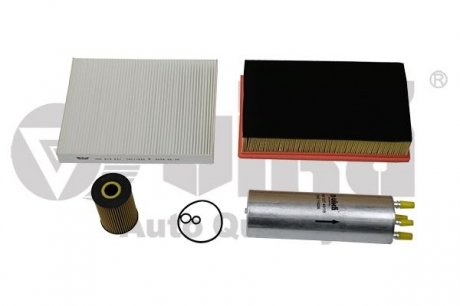 Комплект фильтров (4 шт) VW T5 (10-19),Amarok(10-),Crafter (11-16),Golf (05-13),Passat (08-14) 1.6D, 2.0D VIKA K11785201 (фото 1)