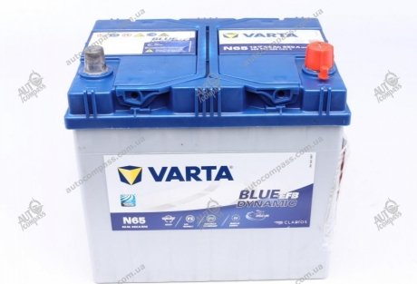 Аккумулятор Blue Dynamic EFB 12В 65Ач 650А(EN) R+ VARTA 565501065 D842 (фото 1)