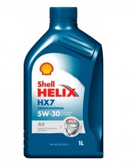 Моторное масло Helix HX7 5W-30 напівсинтетичне 1 л SHELL 550040006 (фото 1)