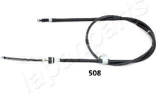 Mitsubishi трос ручн.тормоза лев.l200 96- JAPANPARTS BC-508 (фото 1)