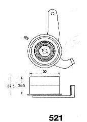 Устройство для натяжения ремня, ремінь ГРМ JAPANPARTS BE-521 (фото 1)