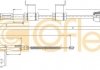 Трос стояночного тормоза COFLE 17.6035 (фото 1)