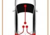Трос стояночного гальма задн Лів Mercedes E (W211) 1.8-6.2 03.02-12.10 COFLE 10.9447 (фото 1)