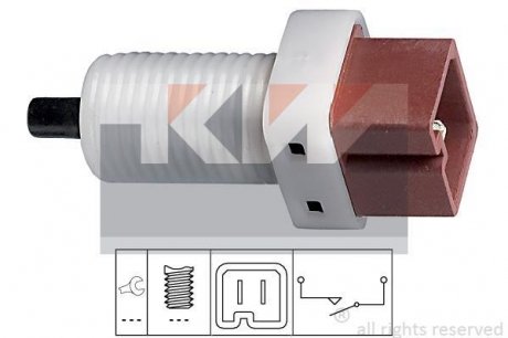 Вимикач, привод сцепления (tempomat), вимикач, привод сцепления (управление двигателем) KW 510192 (фото 1)