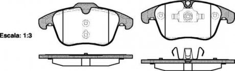 Колодки передні, land rover freelander 07- (ate-teves) ROAD HOUSE 21219.00 (фото 1)