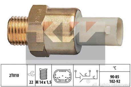 Термовыключатель, вентилятор радиатора KW 550683 (фото 1)