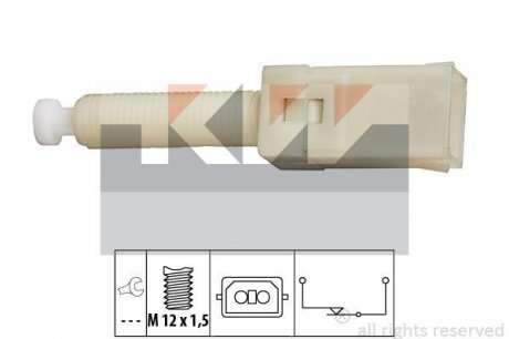 Выключатель фонаря сигнала торможения KW 510087 (фото 1)