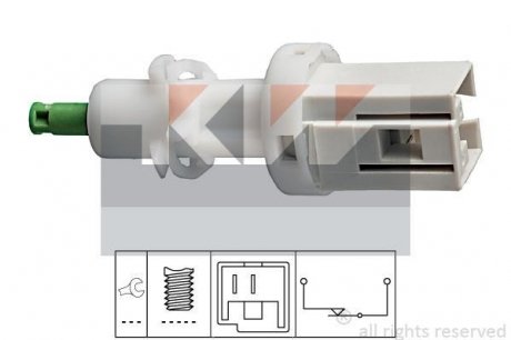 Выключатель фонаря сигнала торможения KW 510068 (фото 1)