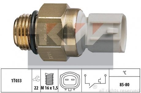 Термоконтакт вентилятора KW 550173 (фото 1)