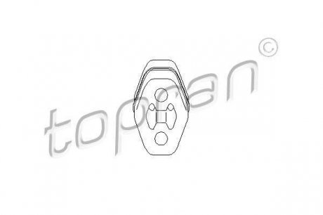Держатель глушителя TOPRAN 103 026 (фото 1)