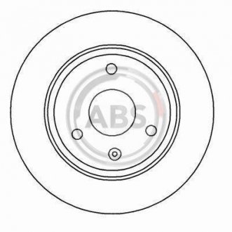 Диск гальмівний A.B.S 15839 (фото 1)