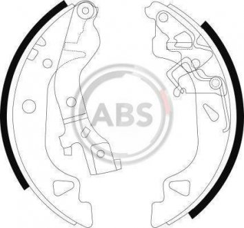 Гальмівні колодки зад. Fiat Punto 99-12 (AP) A.B.S 9075 (фото 1)