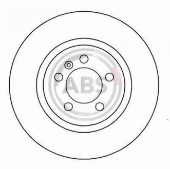 Тормозной диск A.B.S 16080 (фото 1)