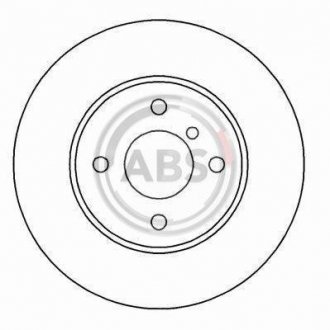 Тормозной диск A.B.S 15766 (фото 1)