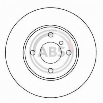 Тормозной диск A.B.S 15767 (фото 1)