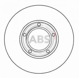 Тормозной диск A.B.S 15814 (фото 1)