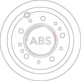 Тормозной диск A.B.S 17174 (фото 1)