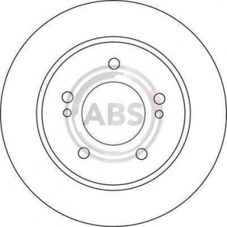 Тормозной диск A.B.S 17139 (фото 1)