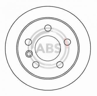 Тормозной диск A.B.S 16082 (фото 1)