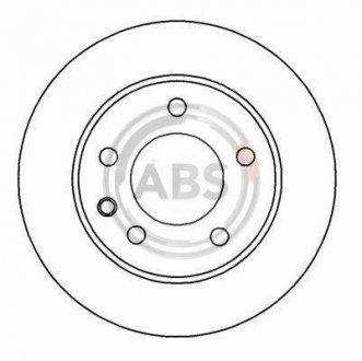 Тормозной диск A.B.S 15819 (фото 1)