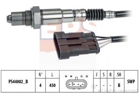 Лямбда-зонд (4 конт.) fiat doblo 1,6 01- EPS 1.998.242 (фото 1)