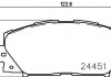 Колодки тормозные передние prius 09- HELLA PAGID 8DB355014-311 (фото 2)