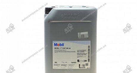 Моторное масло 1 ESP Formula 5W-30 синтетическое 20 л MOBIL 154303 (фото 1)