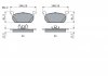 Гальмівні колодки дискові seat, skoda leon, scala, kamiq "f "12>> Bosch ="0986424846" (фото 5)