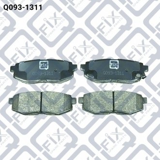Колодки тормозные задние дисковые Q-FIX Q0931311 (фото 1)