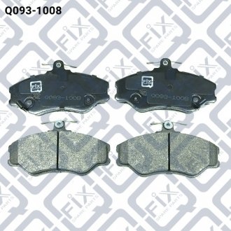 Колодки тормозные передние дисковые Q-FIX Q0931008 (фото 1)