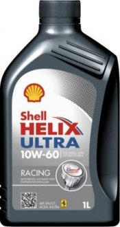 Олива двигуна 4L Helix Ultra Racing 10W60 SHELL 550046314 (фото 1)